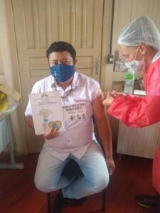 Indígenas da reserva Guarani são imunizados contra a covid-19